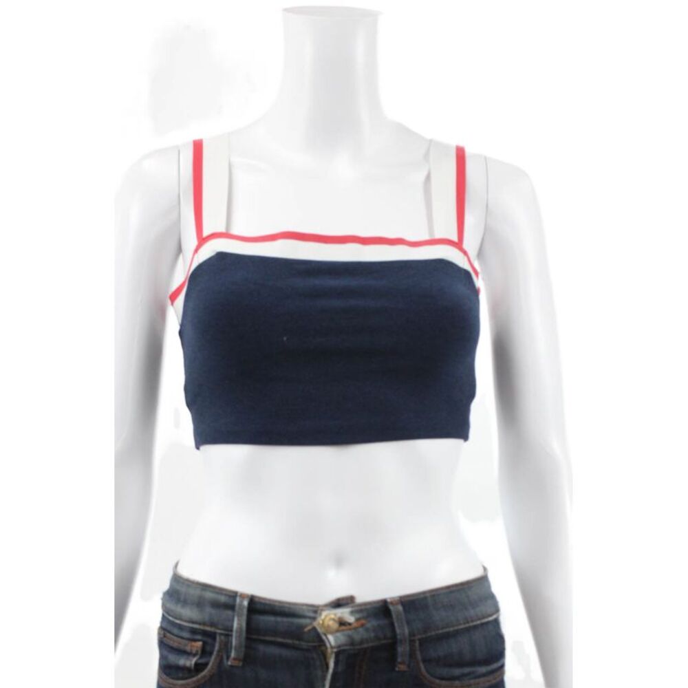 Beyond Yoga Womens Sports Bra Navy Blue Red Size Extra Small